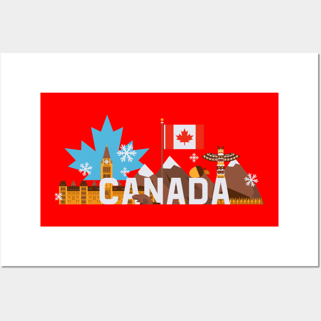 Canada Wall Art by Oh My Gift Art